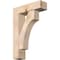 Ekena Millwork Westlake Block Smooth Bracket w/ Offset Brace, Douglas Fir, 7 1/2"W x 26"D x 38"H BKT0806X26X38WTL05SDF - alternate 1